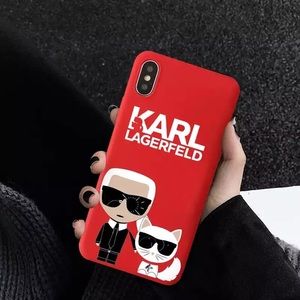 Iphone XS Max Cartoon Soft Red Case